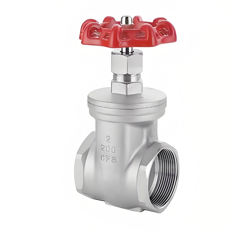 CF8 CF8M Threaded Gate Valve BSPT NPT PN16- China Threaded Gate Valve ...