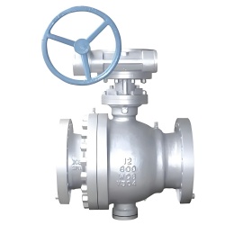 High Pressure Trunnion Mounted Flanged Fixed Ball Valve